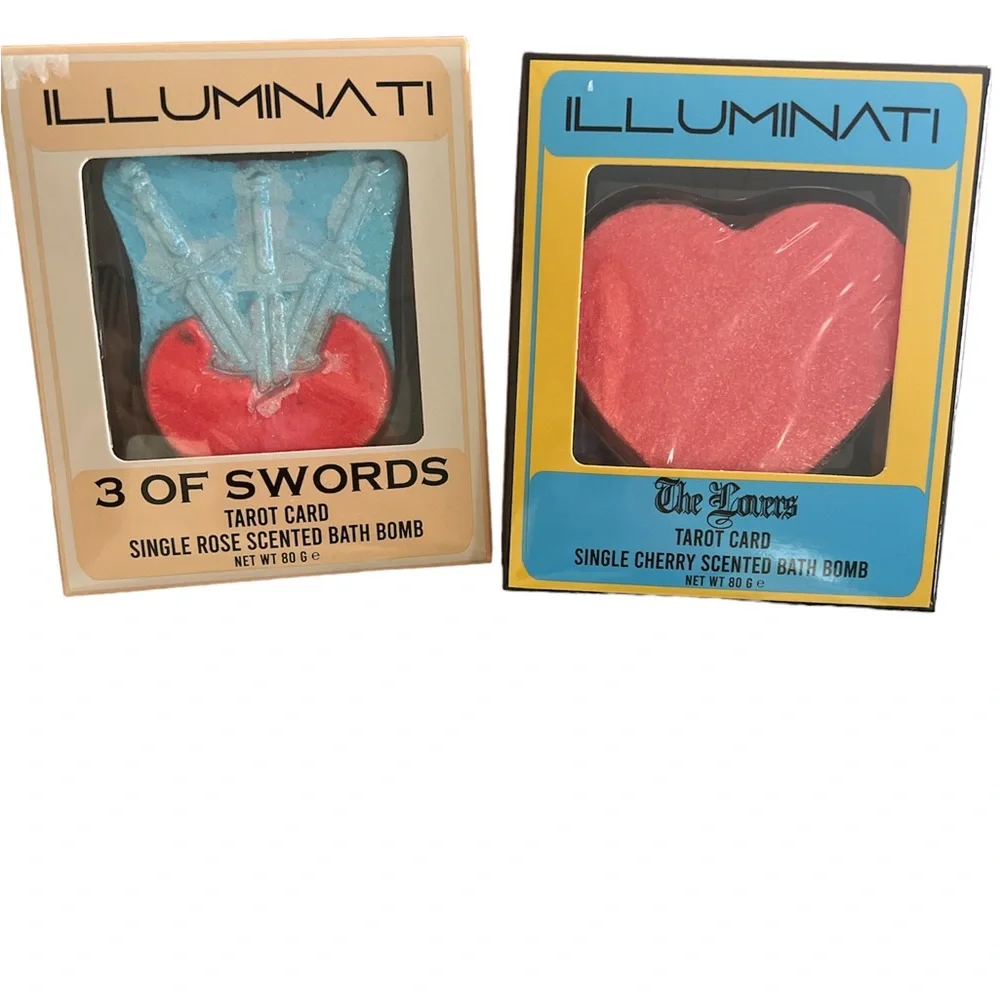 Tarot bath bombs/LOVERS/3‎ of SWORDS